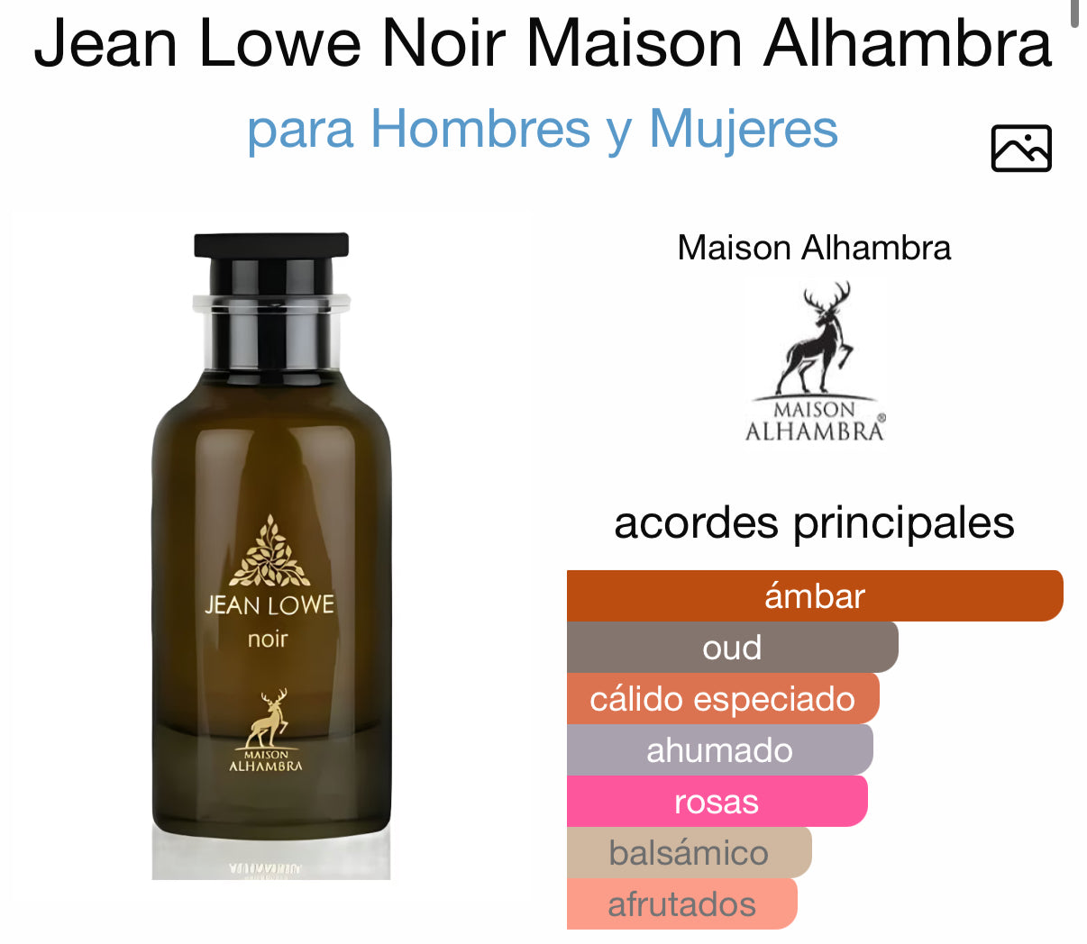 Jean Lowe Noir Maison Alhambra